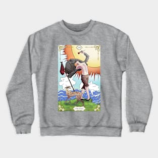 The Fool Tarot Design Crewneck Sweatshirt